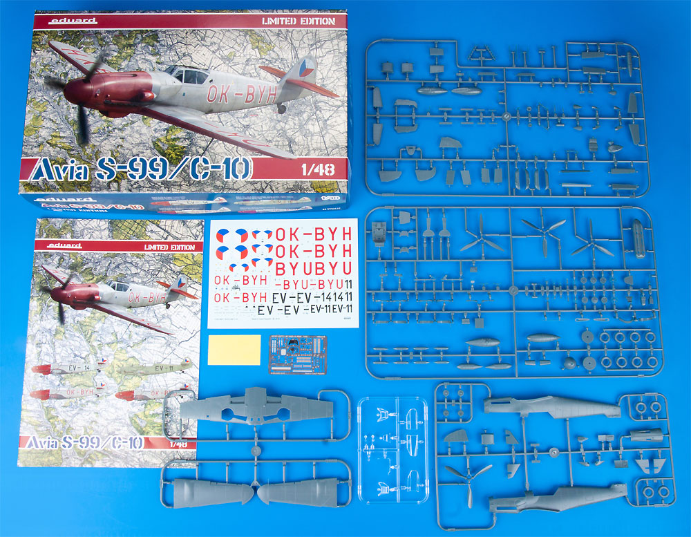 アビア S-99/C-10 プラモデル (エデュアルド 1/48 リミテッドエディション No.11122) 商品画像_1