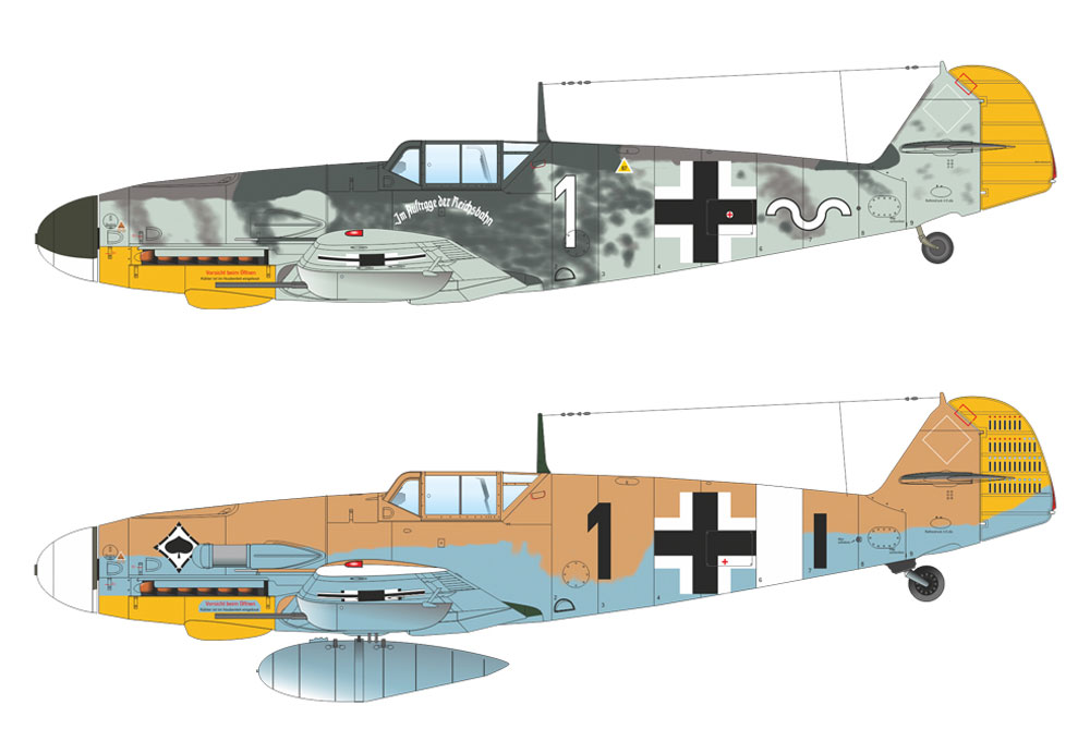 エデュアルド メッサーシュミット Bf109G-4 1/48 ウィークエンド