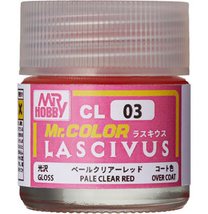 クリアーペールレッド (CL03) 塗料 (GSIクレオス Mr.カラー ラスキウス No.CL003) 商品画像