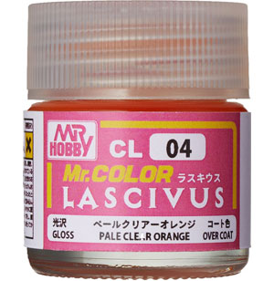 クリアーペールオレンジ (CL04) 塗料 (GSIクレオス Mr.カラー ラスキウス No.CL004) 商品画像