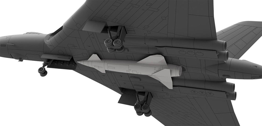 イギリス空軍 戦略爆撃機 バルカン B.2 ブルースチールミサイル付き プラモデル (ピットロード SN 航空機 プラモデル No.SN022) 商品画像_3