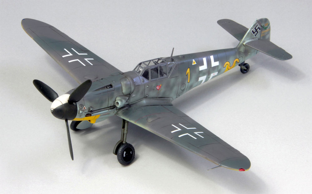 メッサーシュミット Bf109G-6 ハルトマン 1943 プラモデル (ファインモールド 1/72 航空機 限定品 No.75998) 商品画像_1