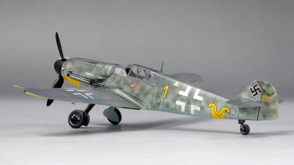 メッサーシュミット Bf109G-6 ハルトマン 1943 プラモデル (ファインモールド 1/72 航空機 限定品 No.75998) 商品画像_3