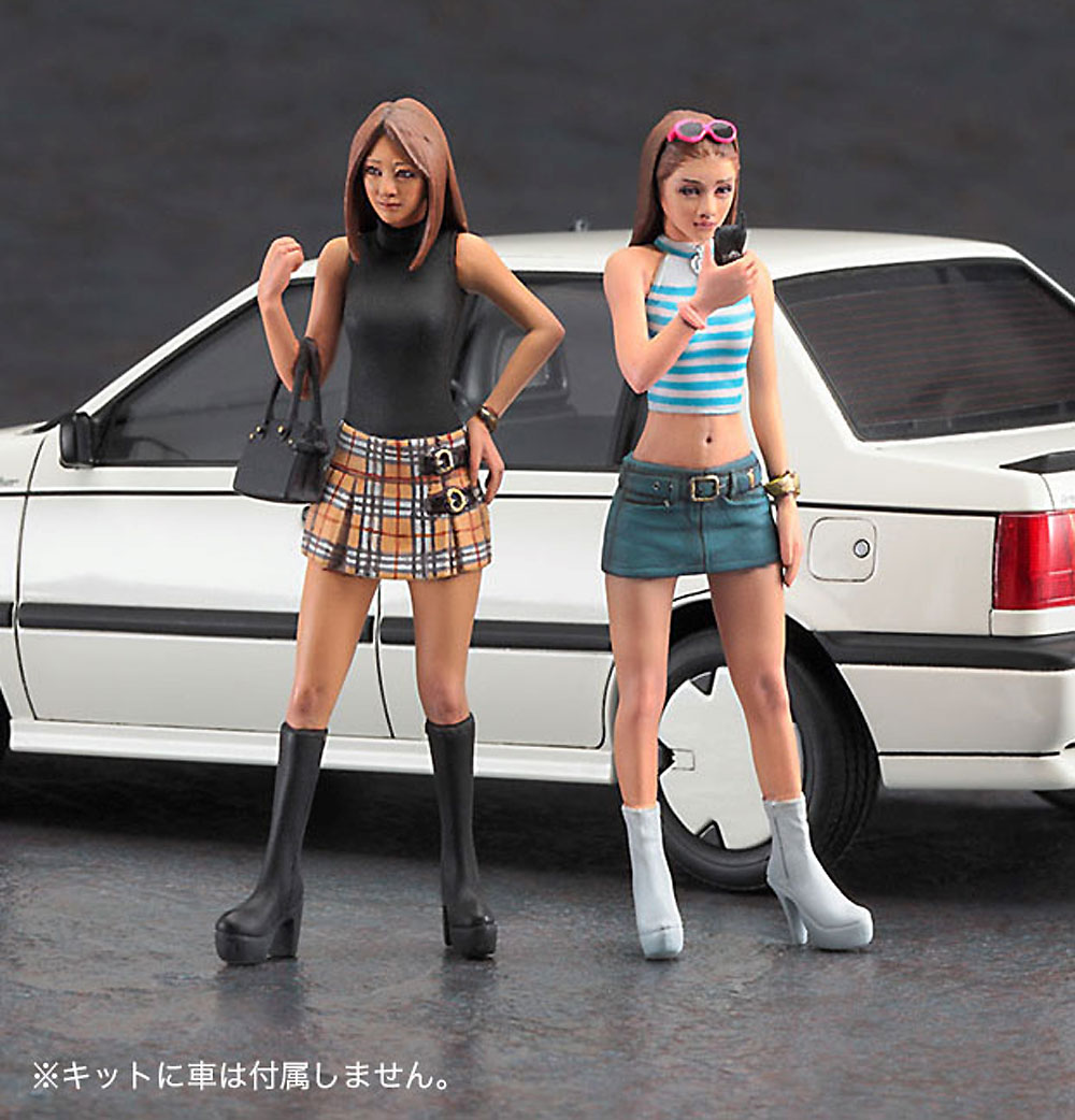 90's 厚底ギャル フィギュア プラモデル (ハセガワ 1/24 フィギュアコレクション No.002) 商品画像_4