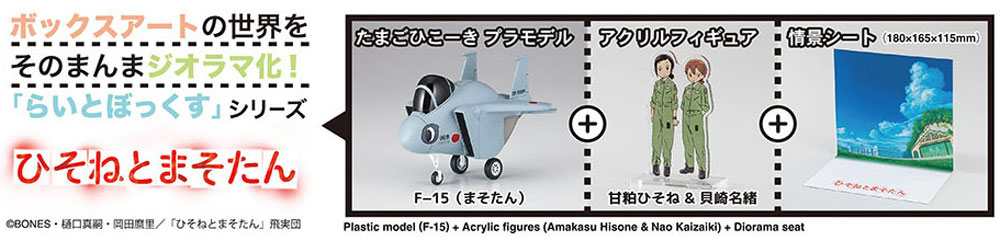 ひそねとまそたん たまごひこーき F-15 プラモデル (ハセガワ たまごひこーき シリーズ No.SP384) 商品画像_1