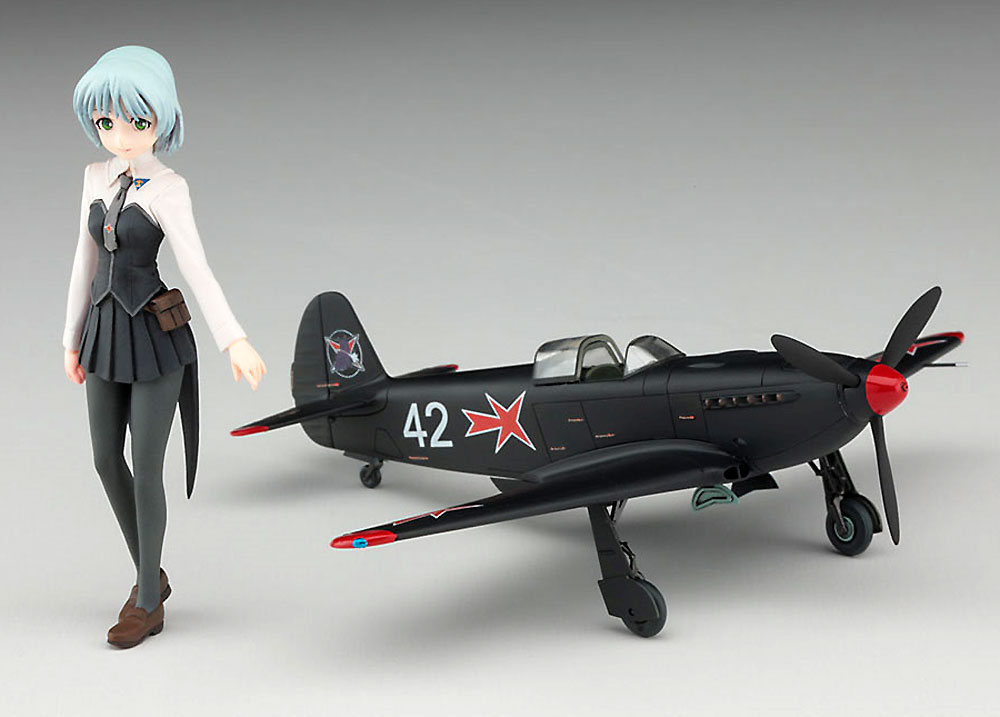 ストライクウィッチーズ サーニャ・V・リトヴァク w/ヤコブレフ Yak-3 プラモデル (ハセガワ ストライク ウィッチーズ No.SP385) 商品画像_2