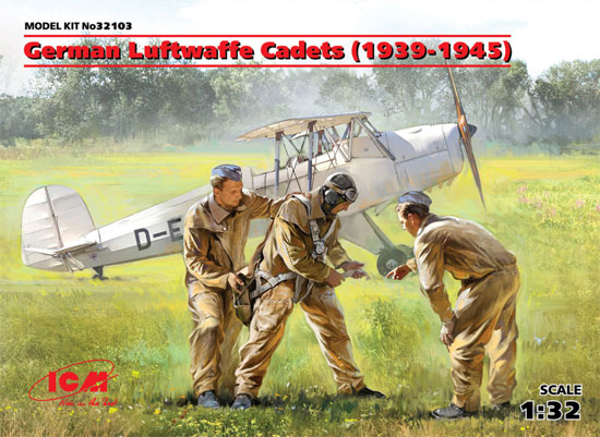 ドイツ空軍 士官候補生セット 1939-1945 プラモデル (ICM 1/32 エアクラフト No.32103) 商品画像