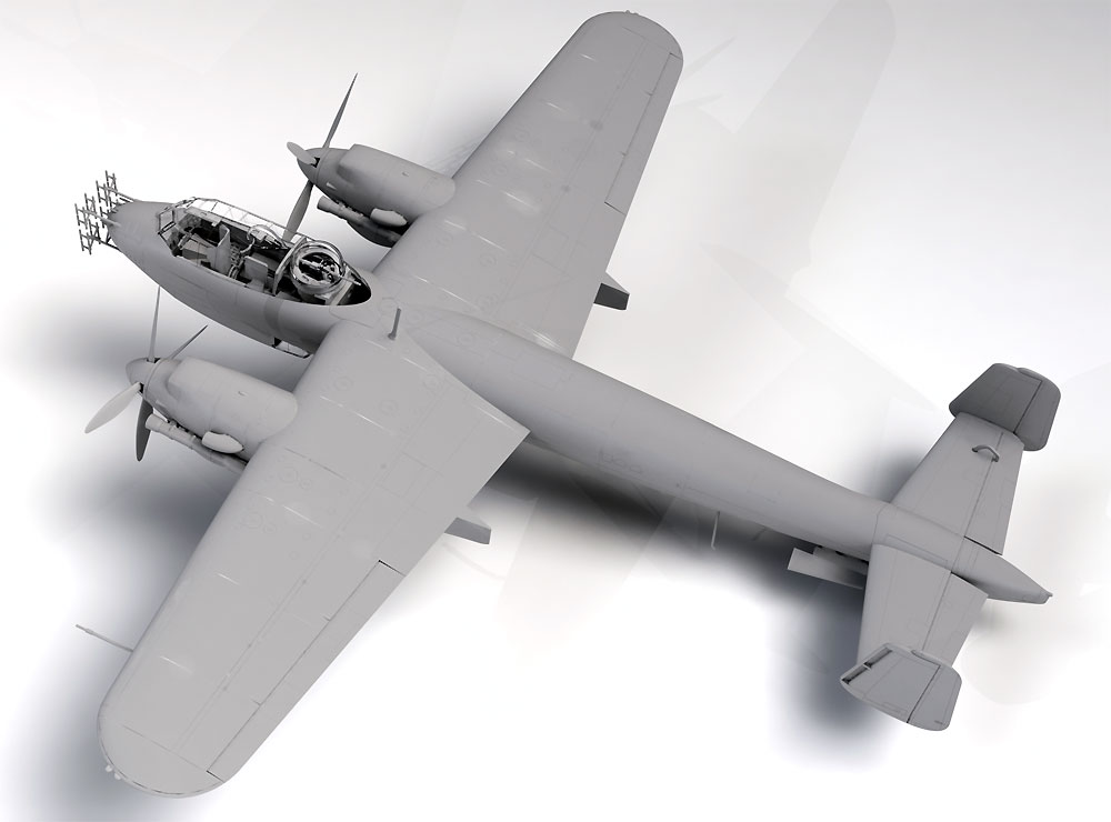 ドルニエ Do217N-1 夜間戦闘機 プラモデル (ICM 1/48 エアクラフト プラモデル No.48271) 商品画像_2