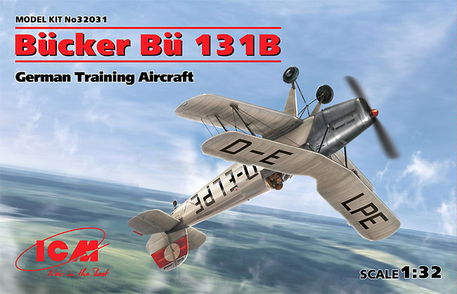 ビュッカー Bu131B ドイツ練習機 プラモデル (ICM 1/32 エアクラフト No.32031) 商品画像