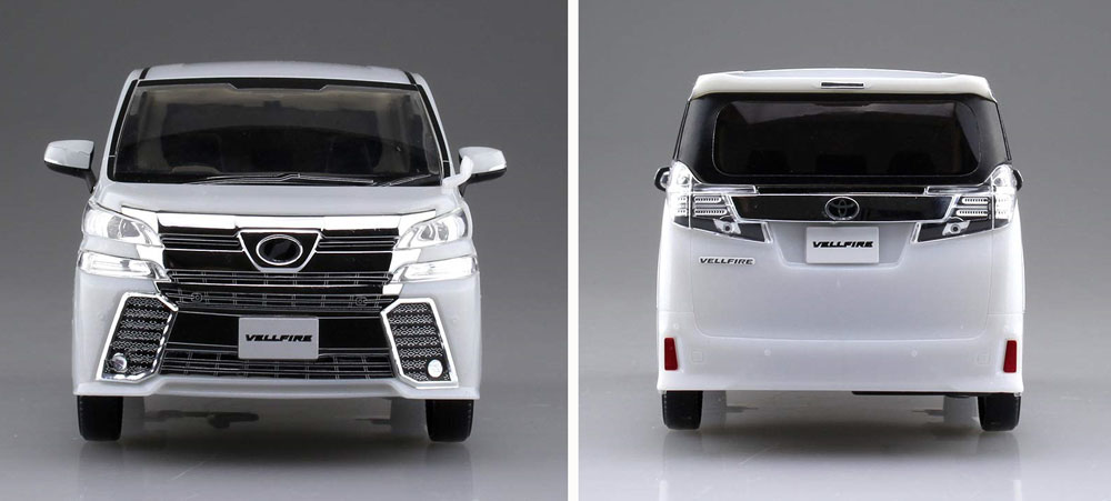 トヨタ ヴェルファイア ホワイトパールクリスタルシャイン プラモデル (アオシマ 1/32 ザ・スナップキット No.004-A) 商品画像_4