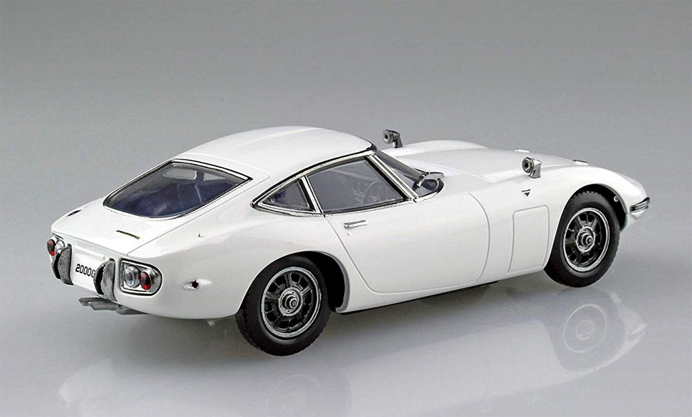 トヨタ 2000GT ペガサスホワイト プラモデル (アオシマ ザ・スナップキット 楽プラ No.005-A) 商品画像_3