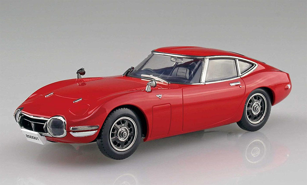 トヨタ 2000GT ソーラーレッド プラモデル (アオシマ ザ・スナップキット 楽プラ No.005-B) 商品画像_2