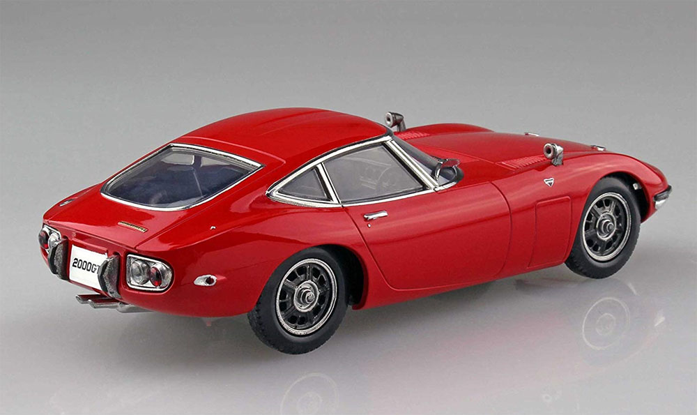 トヨタ 2000GT ソーラーレッド プラモデル (アオシマ ザ・スナップキット 楽プラ No.005-B) 商品画像_3