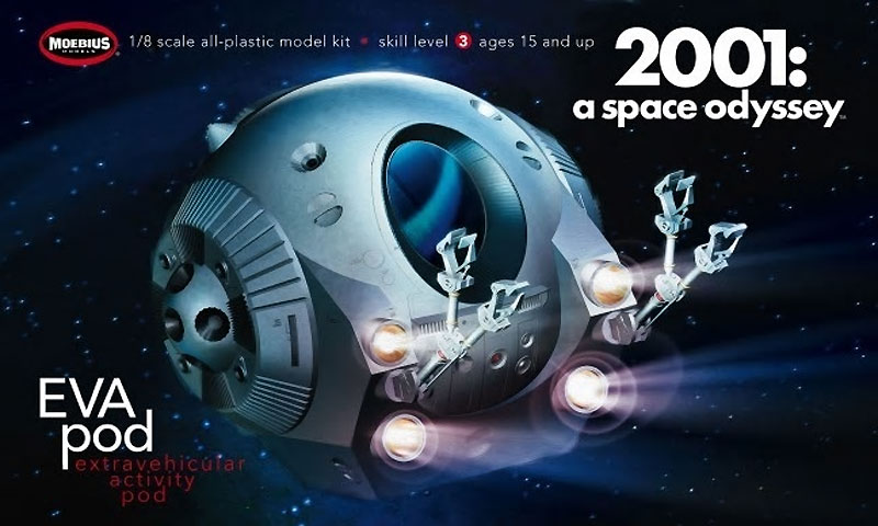 スペースポッド (2001年 宇宙の旅) プラモデル (メビウス スペース ビークル No.2001-4) 商品画像