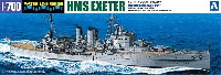 アオシマ 1/700 ウォーターラインシリーズ 英国海軍 重巡洋艦 エクセター