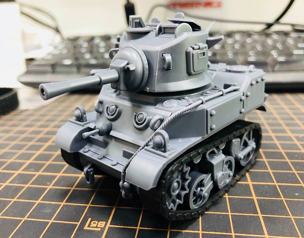 アメリカ 軽戦車 M5 スチュアート プラモデル (MENG-MODEL WORLD WAR TOONS No.WWT-012) 商品画像_2