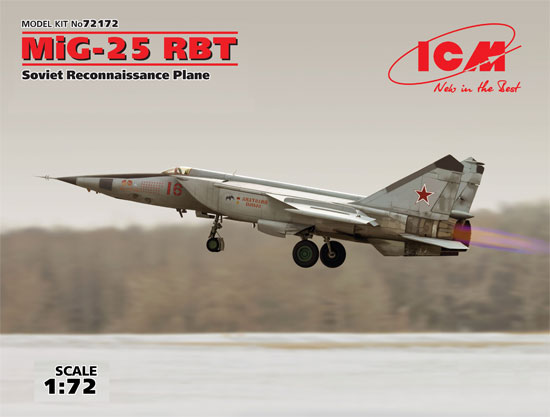 MiG-25 RBT プラモデル (ICM 1/72 エアクラフト プラモデル No.72172) 商品画像