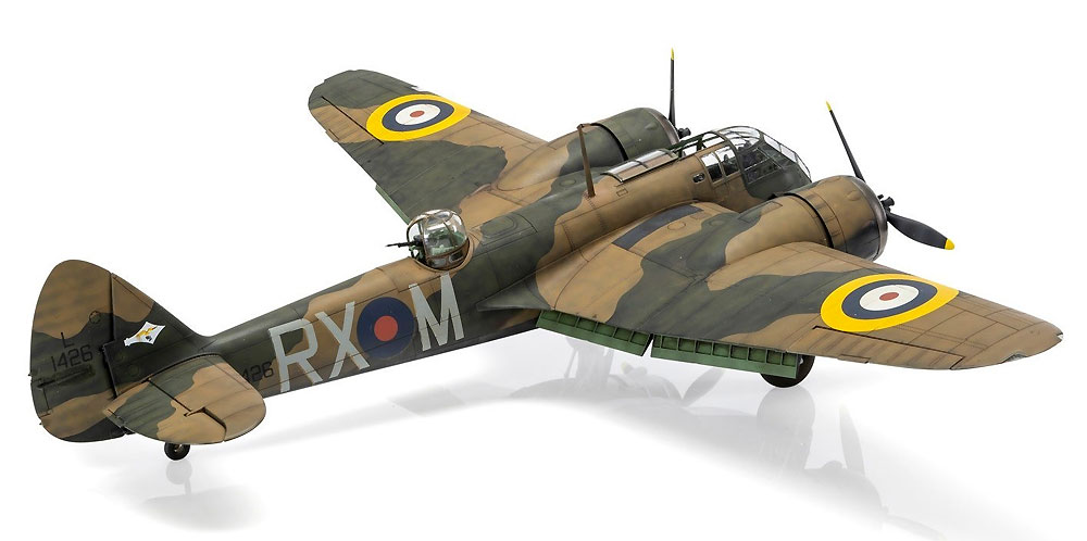 ブリストル ブレニム Mk.1F プラモデル (エアフィックス 1/48 ミリタリーエアクラフト No.A09186) 商品画像_4