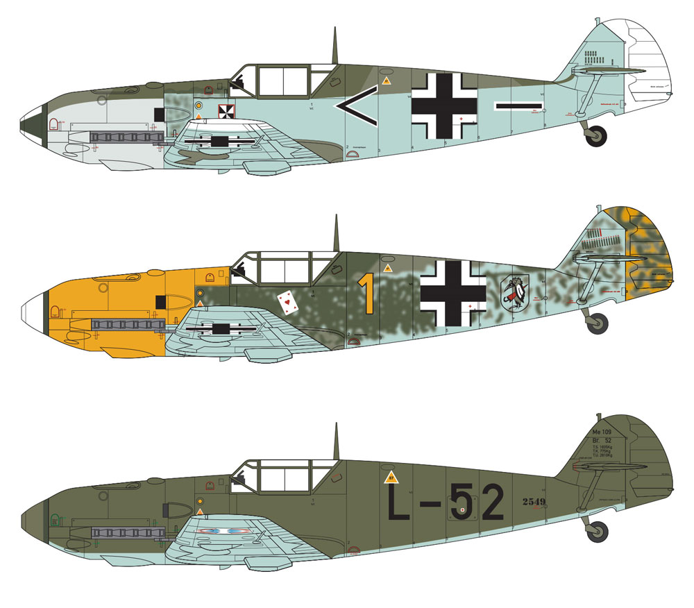 メッサーシュミット Bf109 E-3/E-4 プラモデル (エアフィックス 1/48 ミリタリーエアクラフト No.A05120B) 商品画像_1