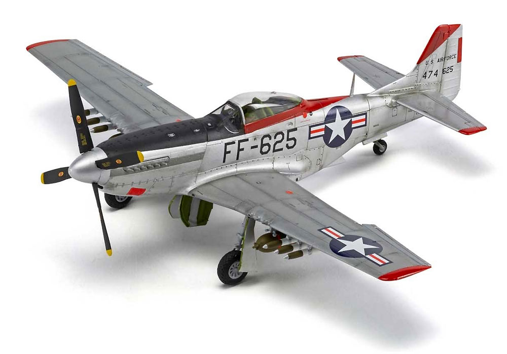 ノースアメリカン F-51D マスタング プラモデル (エアフィックス 1/48 ミリタリーエアクラフト No.A05136) 商品画像_2