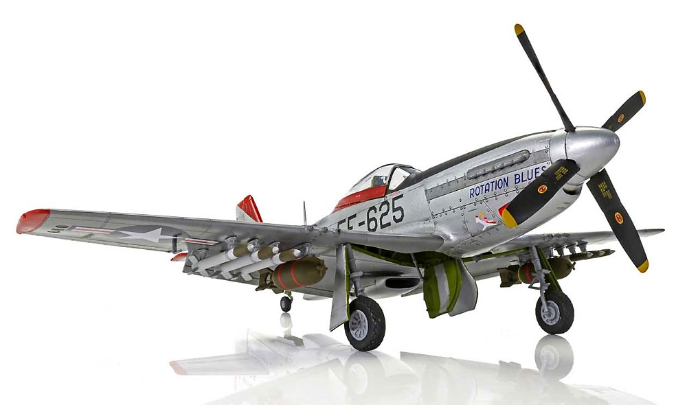 ノースアメリカン F-51D マスタング プラモデル (エアフィックス 1/48 ミリタリーエアクラフト No.A05136) 商品画像_4