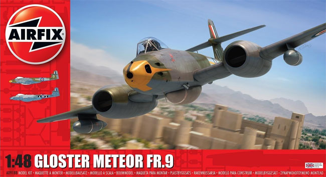 グロスター ミーティア FR.9 プラモデル (エアフィックス 1/48 ミリタリーエアクラフト No.A09188) 商品画像