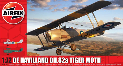 デ ハビランド DH.82a タイガーモス プラモデル (エアフィックス 1/72 ミリタリーエアクラフト No.A02106) 商品画像