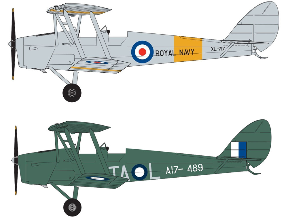 デ ハビランド DH.82a タイガーモス プラモデル (エアフィックス 1/72 ミリタリーエアクラフト No.A02106) 商品画像_1