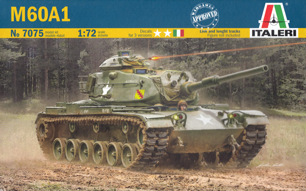 M60A1 プラモデル (イタレリ 1/72 ミリタリーシリーズ No.7075) 商品画像