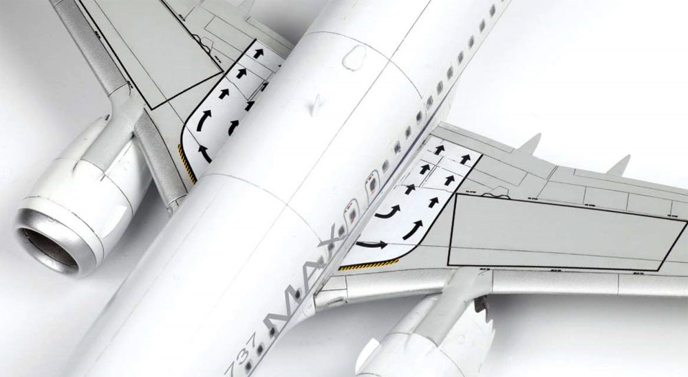 ボーイング 737-8 MAX プラモデル (ズベズダ 1/144 エアモデル No.7026) 商品画像_2