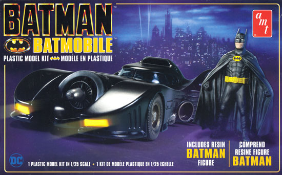 バットモービル 1989 バットマンフィギュア付 amt プラモデル