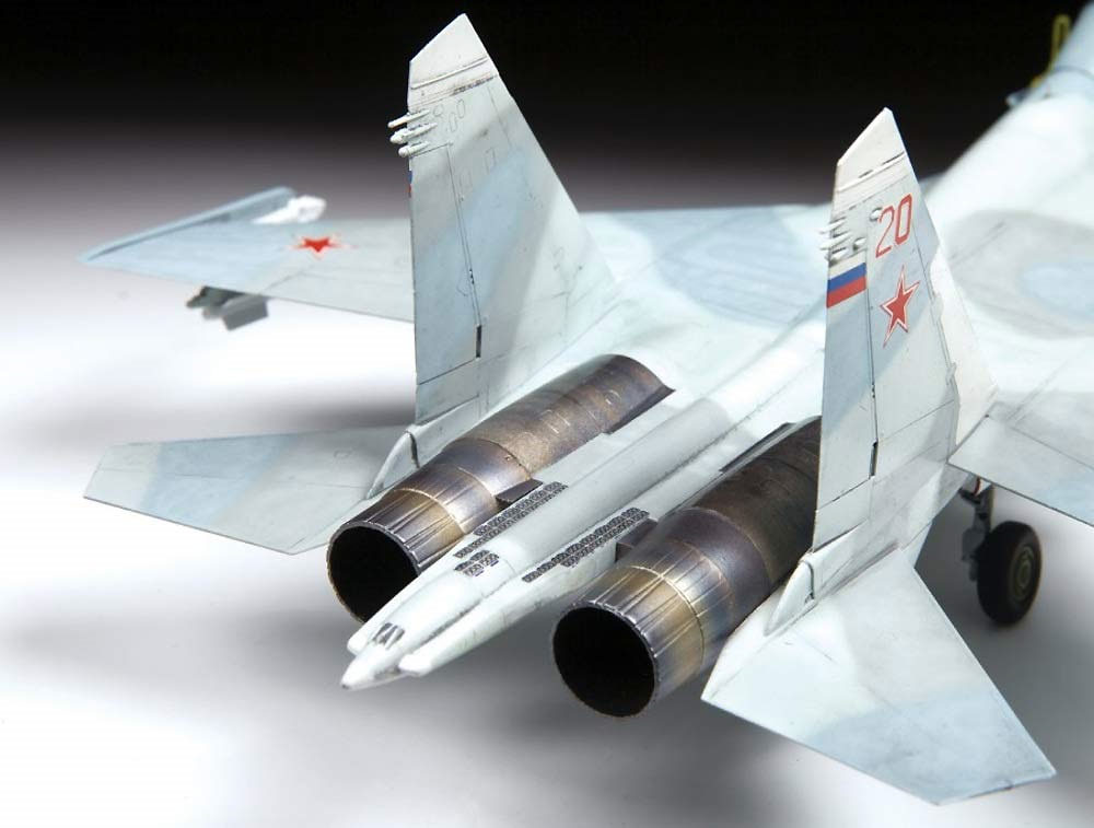 SU-27UB フランカー C 複座練習機 プラモデル (ズベズダ 1/72 エアクラフト プラモデル No.7294) 商品画像_3