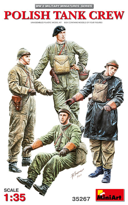ポーランド 戦車兵 プラモデル (ミニアート 1/35 WW2 ミリタリーミニチュア No.35267) 商品画像