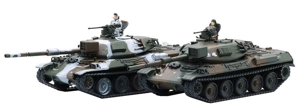 陸上自衛隊 74式戦車 (2両入り) プラモデル (フジミ 1/76 スペシャルワールドアーマーシリーズ No.002) 商品画像_3