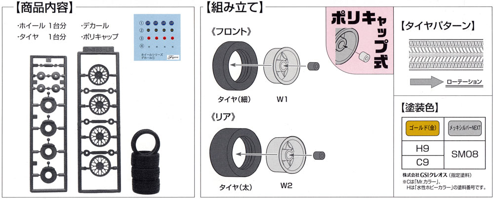 BBS LM 18インチ プラモデル (フジミ ホイール シリーズ No.002) 商品画像_1