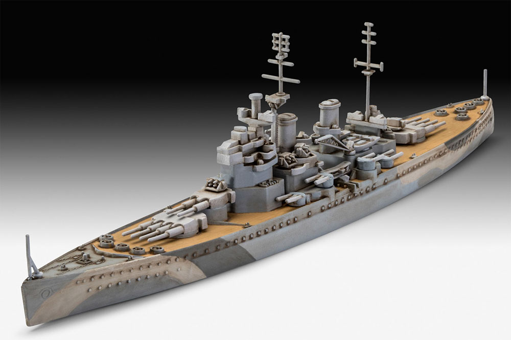 HMS 戦艦 キングジョージ 5世 プラモデル (レベル 1/1200 艦船キット No.05161) 商品画像_2