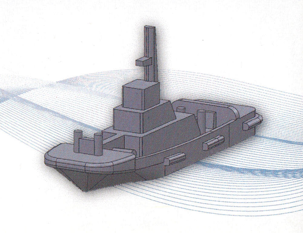 タグボート A プラモデル (モデリウム GEO Elemental Vessel シリーズ No.007) 商品画像_2