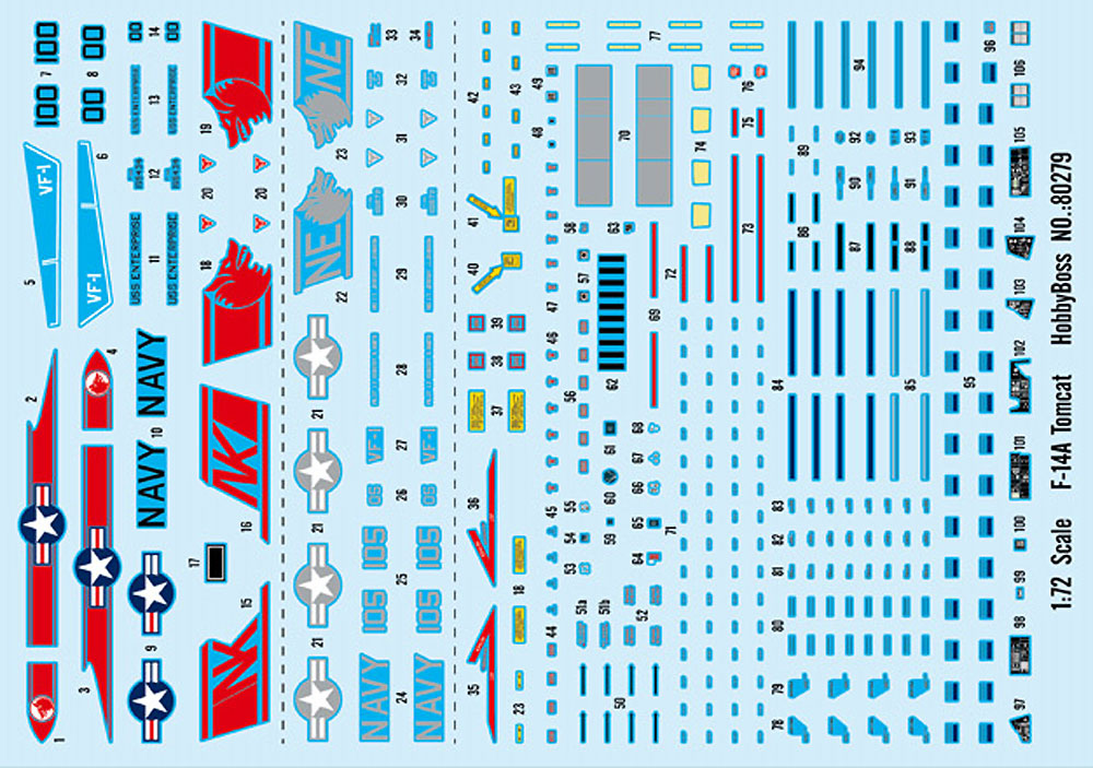 F-14A トムキャット プラモデル (ホビーボス 1/72 エアクラフト プラモデル No.80279) 商品画像_3