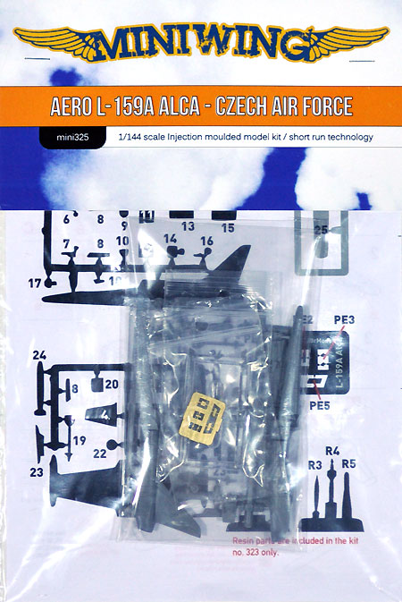 アエロ L-159A ALCA チェコ空軍 プラモデル (ミニウイング 1/144 インジェクションキット No.mini325) 商品画像