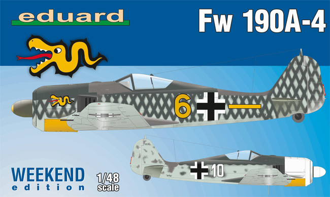 フォッケウルフ Fw190A-4 プラモデル (エデュアルド 1/48 ウィークエンド エディション No.84121) 商品画像