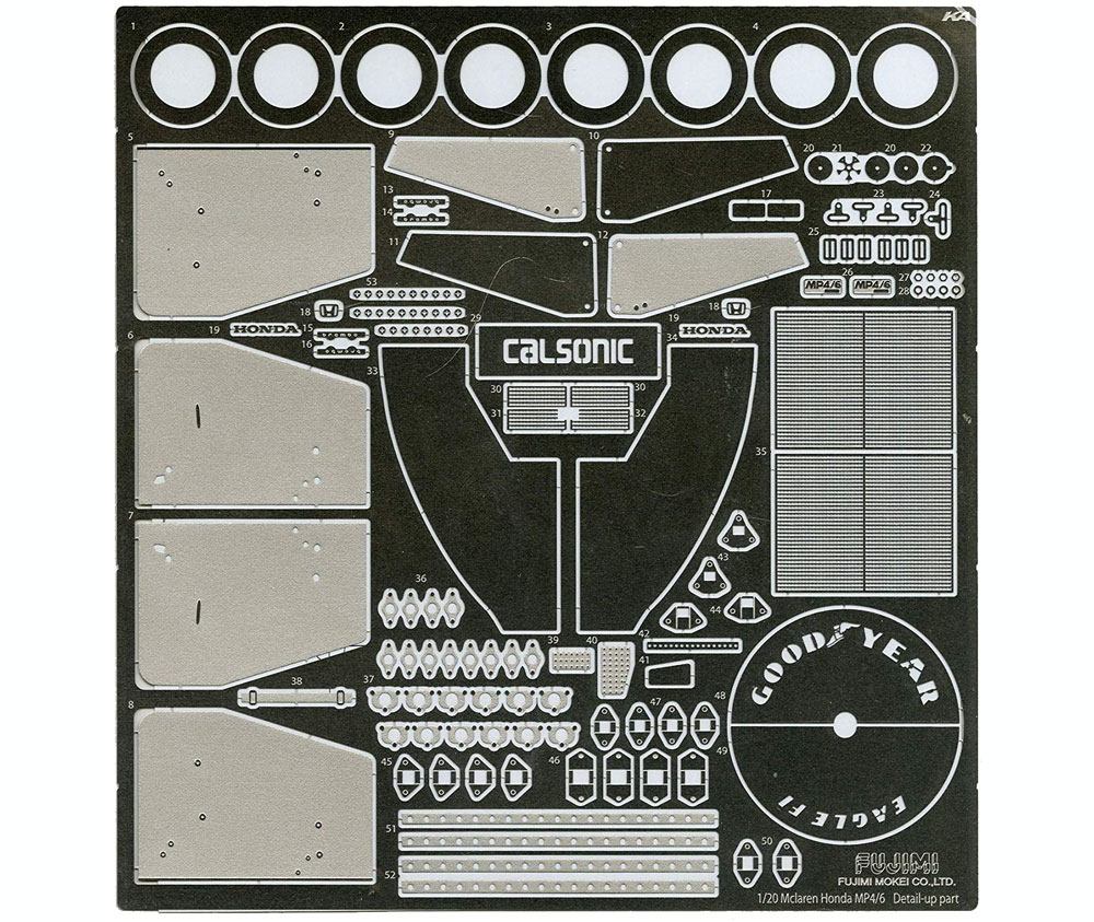 マクラーレン ホンダ MP4/6 ブラジルGP/サンマリノGP/日本GP 日本GP仕様 エッチングパーツ付き プラモデル (フジミ 1/20 GPシリーズ No.GP025EX-001) 商品画像_2