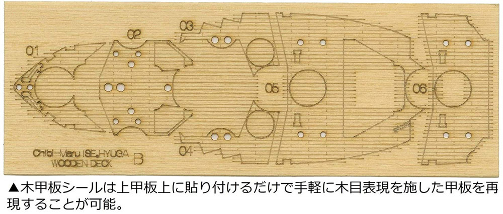 ちび丸艦隊 戦艦 伊勢 (エッチングパーツ 木甲板シール付き) プラモデル (フジミ ちび丸艦隊 シリーズ No.ちび丸SP-032) 商品画像_2