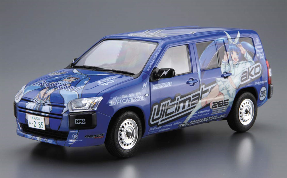 トヨタ NCP160V プロボックス '14 究極 ニパ子ちゃん プラモデル (アオシマ 1/24 ザ・モデルカー No.SP4905083056998) 商品画像_2