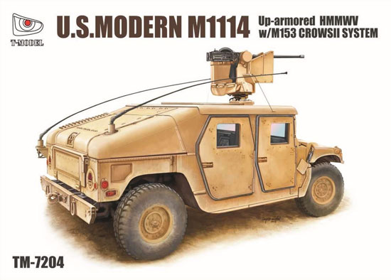 M1114 ハンヴィー W M153 クロウ 2 システム ティーモデル プラモデル