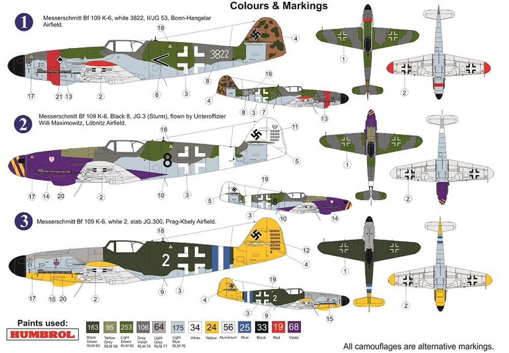 メッサーシュミット Bf109K-6 クーアフュルスト プラモデル (AZ model 1/72 エアクラフト プラモデル No.AZ7600) 商品画像_1