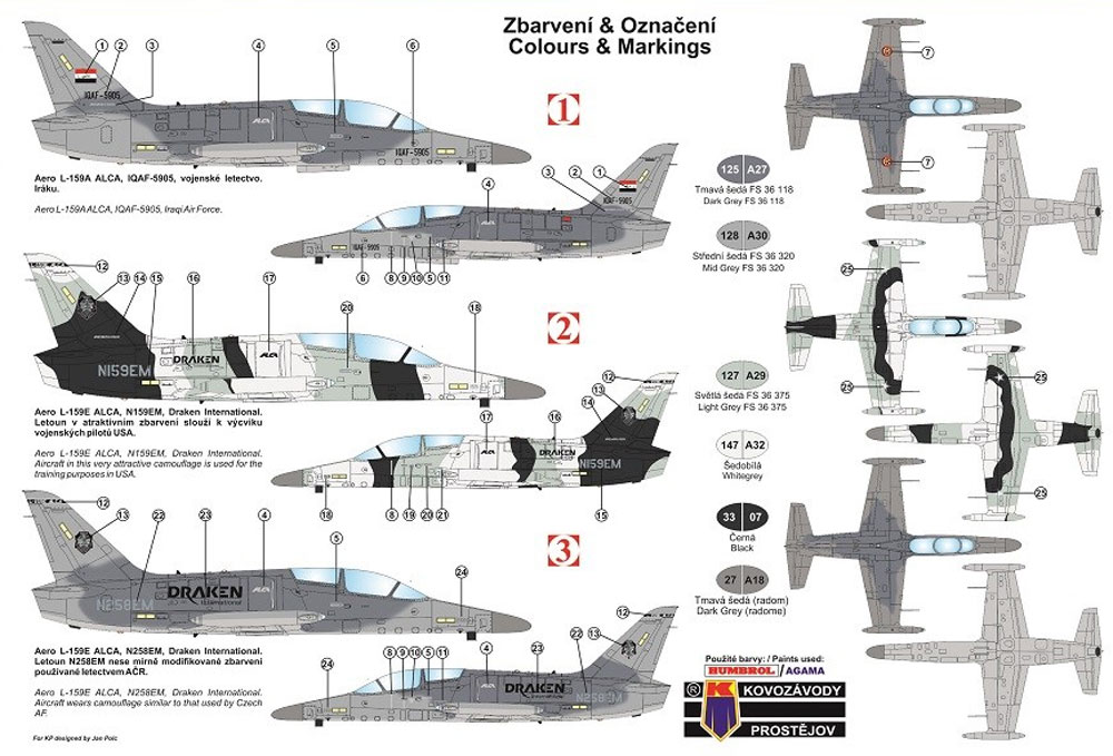 アエロ L-159A/E ALCA プラモデル (KPモデル 1/72 エアクラフト プラモデル No.KPM0119) 商品画像_1