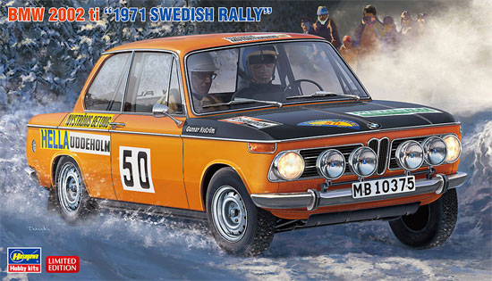 BMW 2002 ti 1971 スウェディッシュ ラリー プラモデル (ハセガワ 1/24 自動車 限定生産 No.20381) 商品画像