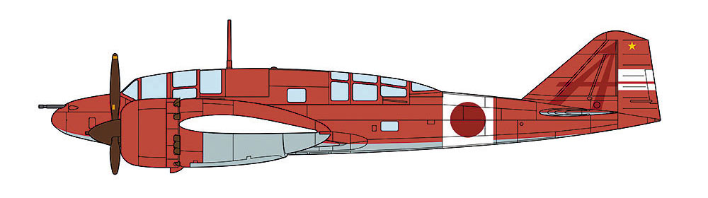 三菱 キ46 百式司令部偵察機 3型改 防空戦闘機 独立飛行第17中隊 プラモデル (ハセガワ 1/72 飛行機 限定生産 No.02295) 商品画像_2