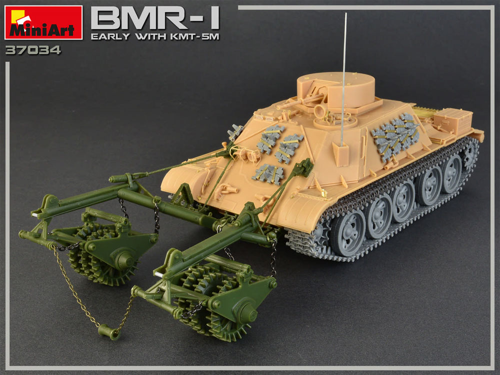 BMR-1 初期型 KMT-5M 地雷除去車 プラモデル (ミニアート 1/35 ミリタリーミニチュア No.37034) 商品画像_3