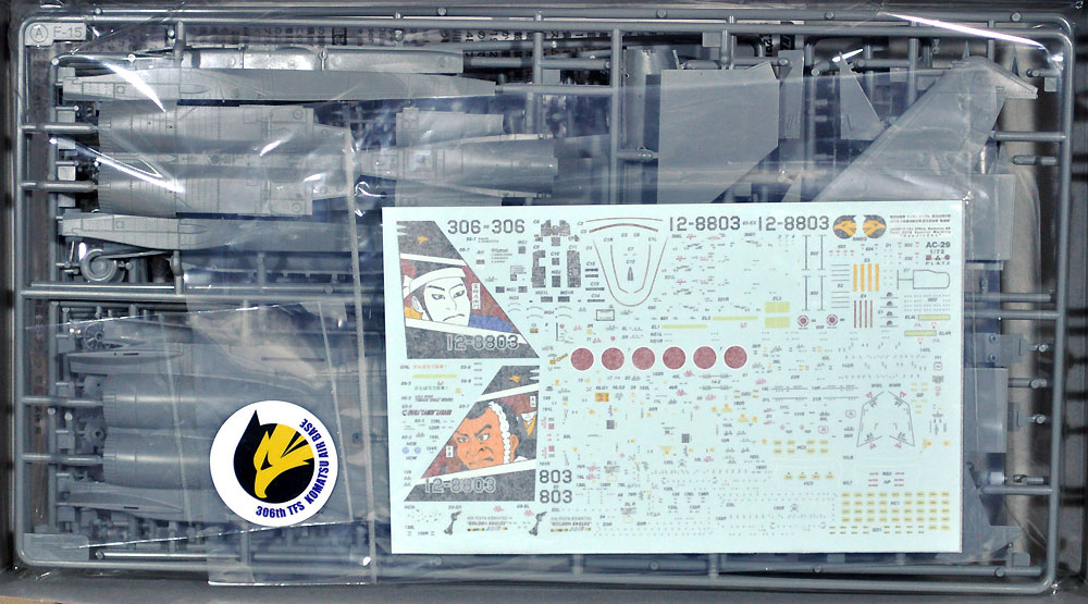 航空自衛隊 F-15J イーグル 第306飛行隊 2018 小松基地航空祭 記念塗装機 勧進帳 プラモデル (プラッツ 航空自衛隊機シリーズ No.AC-029) 商品画像_1